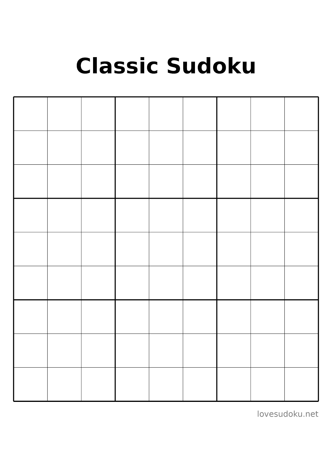 sudoku rule